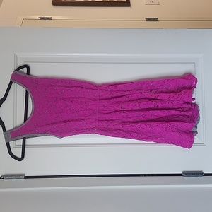 Trina Turk Eyelet Jersey Dress - Medium